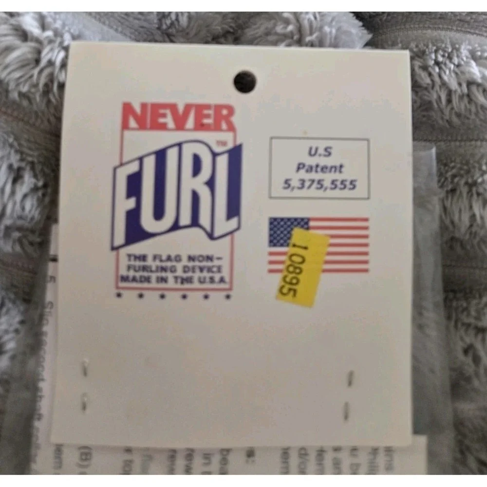 Never Furl device that absolutely eliminates Flag wrapping 1